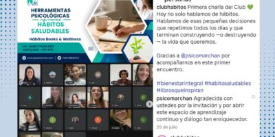 CHARLA 14. HERRAMIENTAS PSICOLÓGICAS PARA CONSTRUIR HÁBITOS SALUDABLES