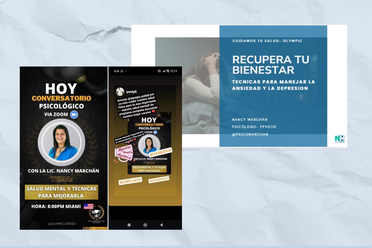 CHARLA 9. RECUPERA TU BIENESTAR tecnicas para manejar LA ANSIEDAD Y LA DEPRESION